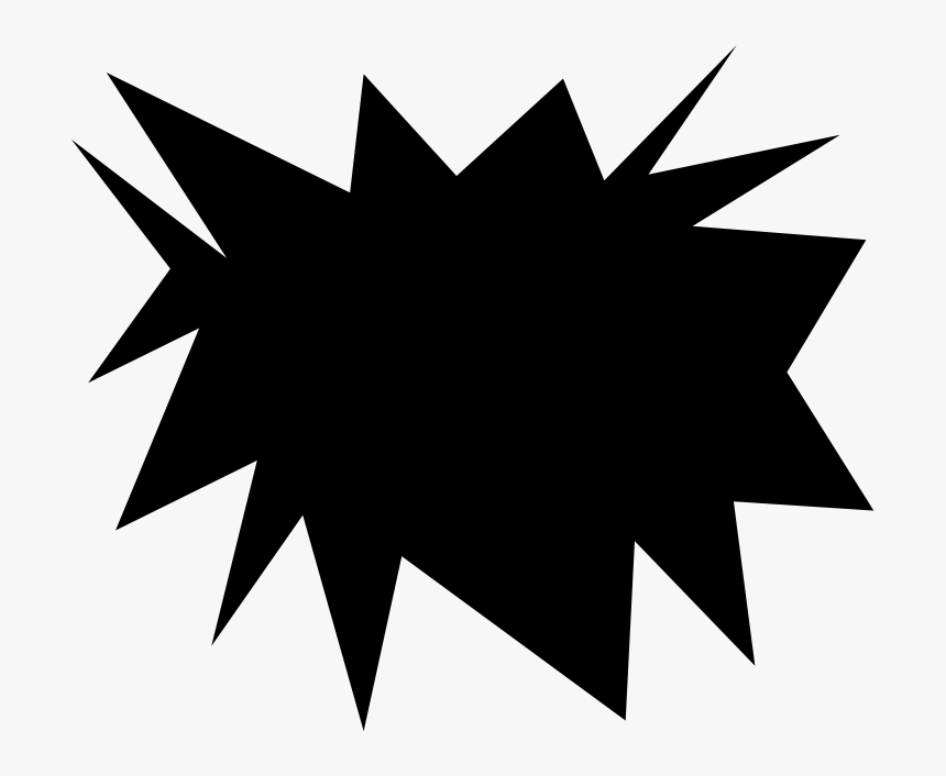 Clip Transparent Library Black Burst Clipart - Bam Transparent, HD Png Download