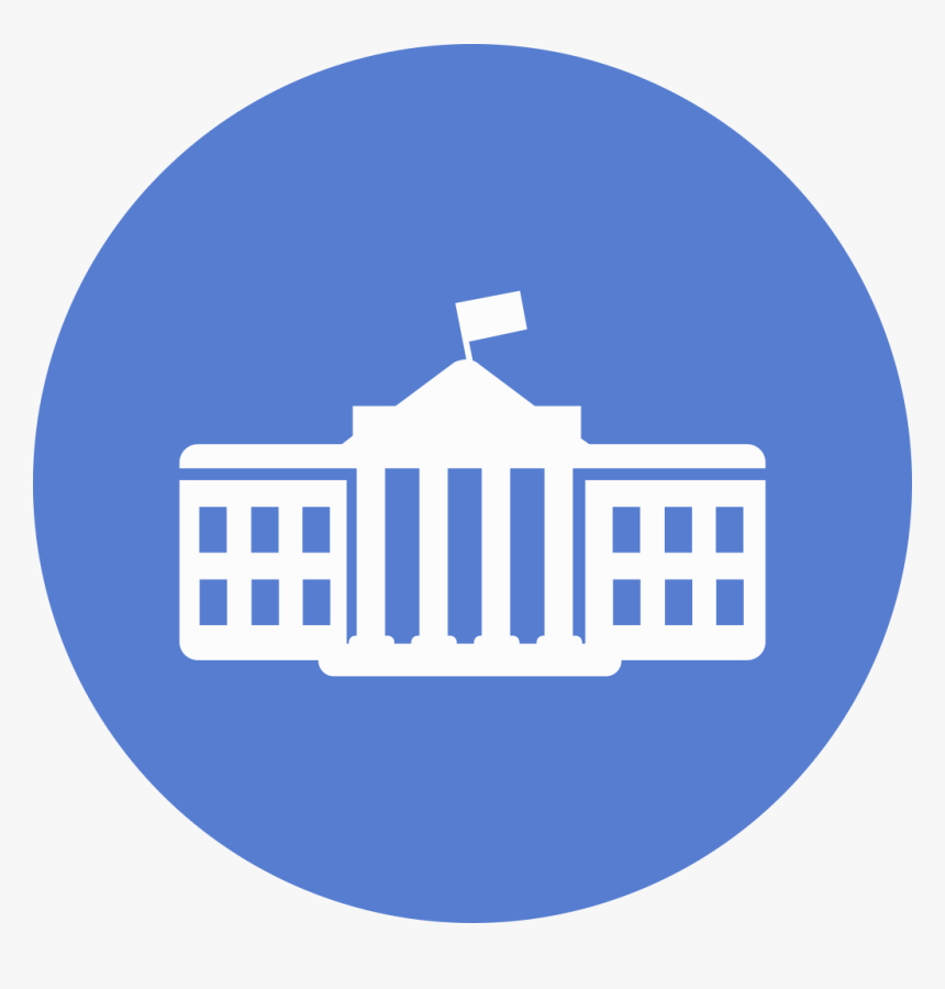 Election White House Icon - White House Icon, HD Png Download