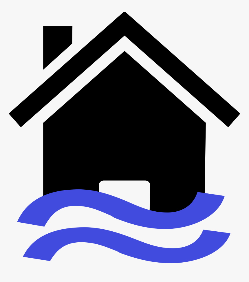 Transparent Raining Clipart - Transparent Background House Silhouette, HD Png Download