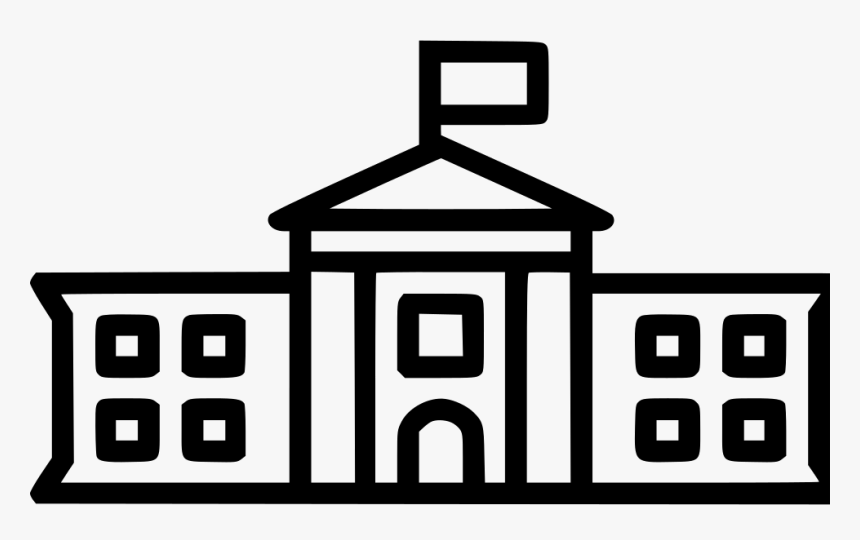 The White House - Outline Of The White House, HD Png Download