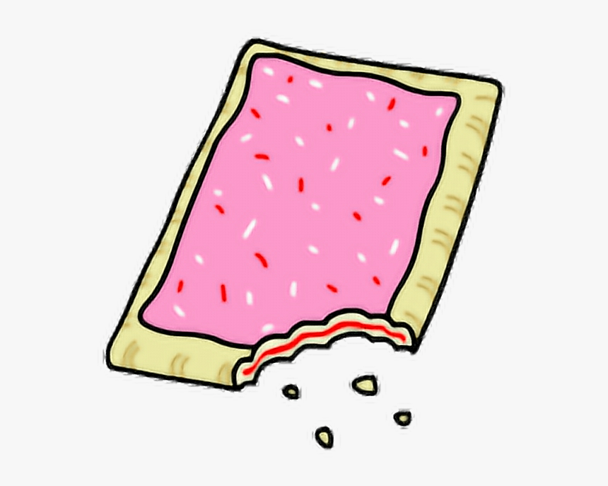 #poptart #cute #strawberry #strawberrypoptart #kawaii - Strawberry Pop Tart Cartoon, HD Png Download