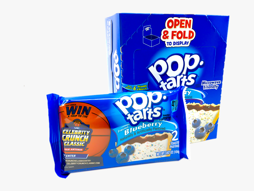 Kellogs Pop Tarts Frosted Blueberry - Pop Tarts, HD Png Download