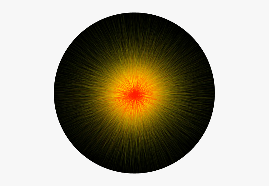 #starburst #flower #fireworks #burst #orange #yellow - Circle, HD Png Download