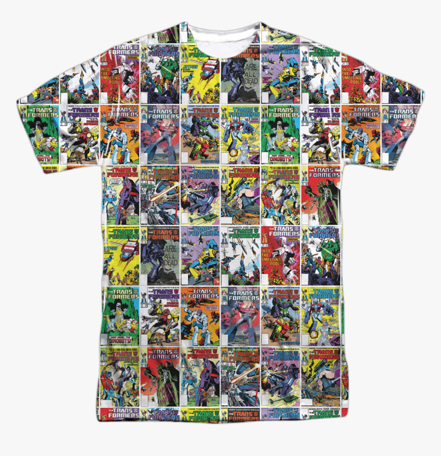 Comic Book Covers Transformers T-shirt - Justice League, HD Png Download