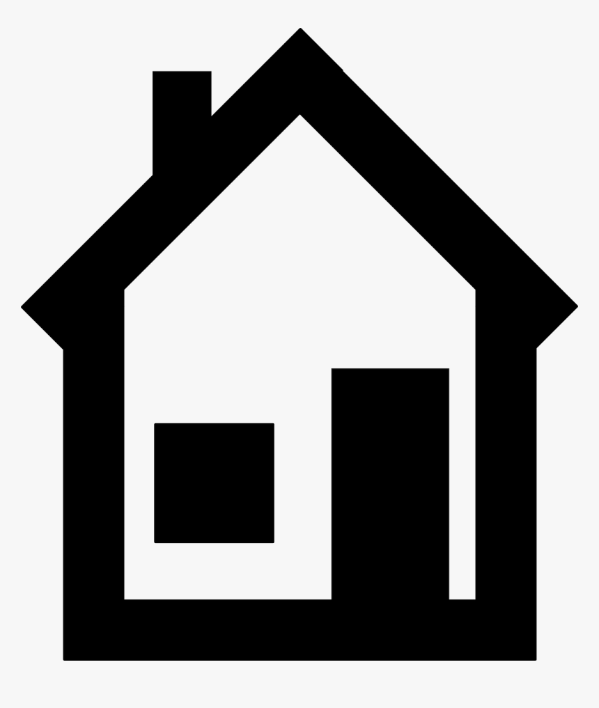 House Clip Art - House B&w Clipart, HD Png Download