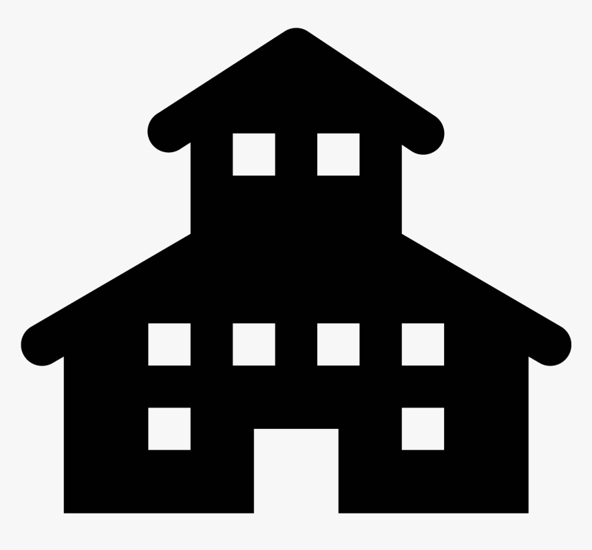 School House Icon Png, Transparent Png