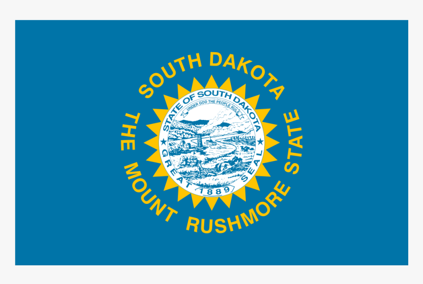 Us Sd South Dakota Flag Icon - Circle, HD Png Download