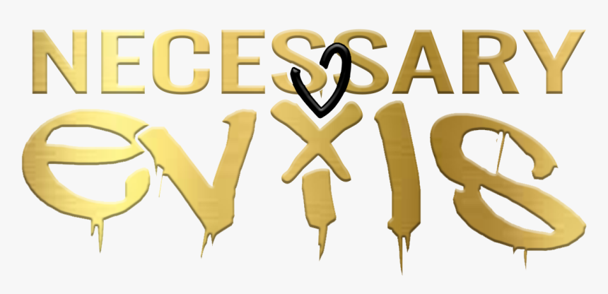 Necessary Evils - Calligraphy, HD Png Download