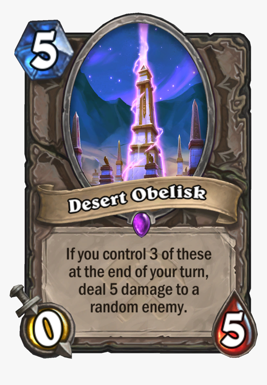 Desert Obelisk Hearthstone, HD Png Download