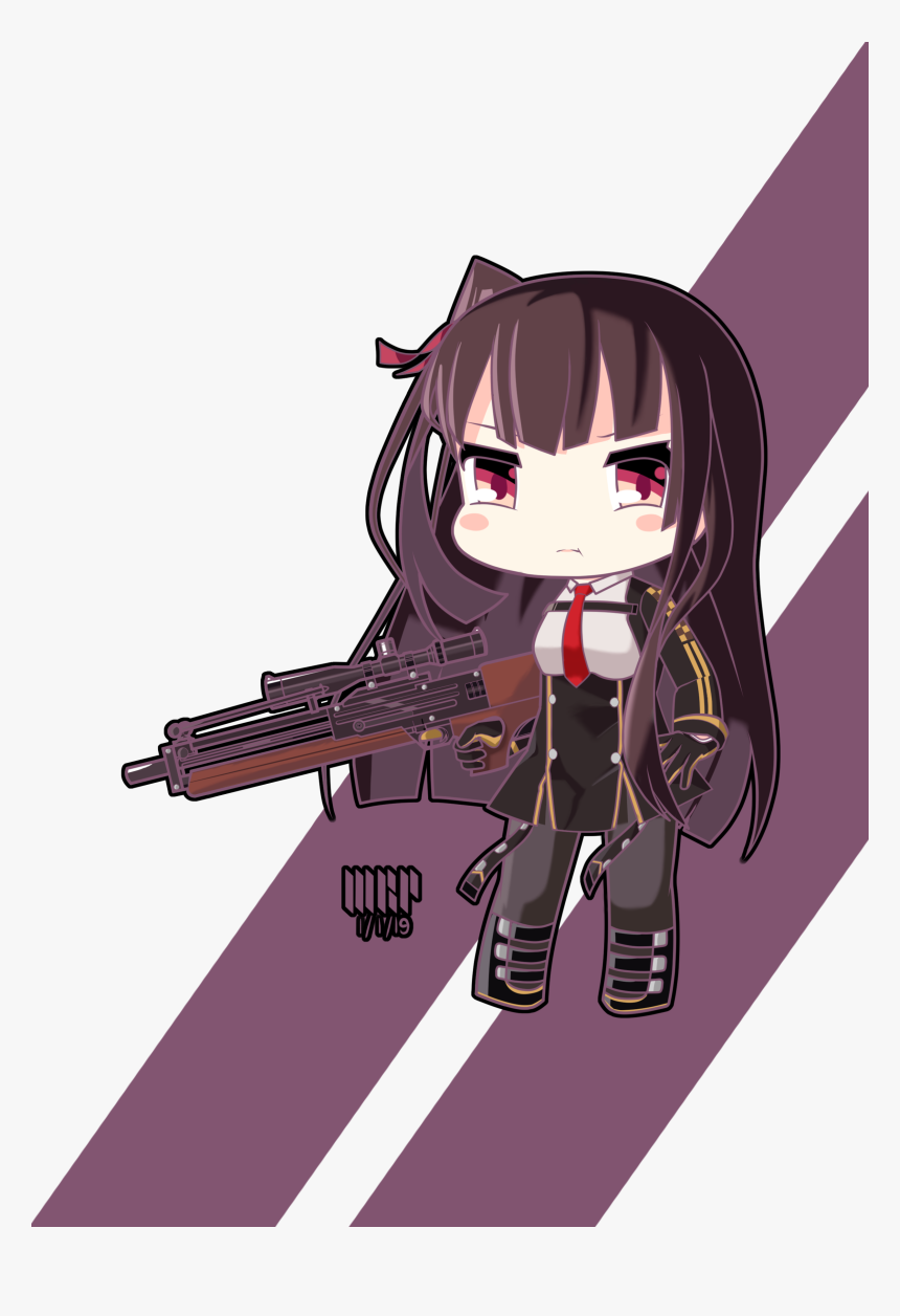 Wa2000 Girls Frontline Chibi, HD Png Download