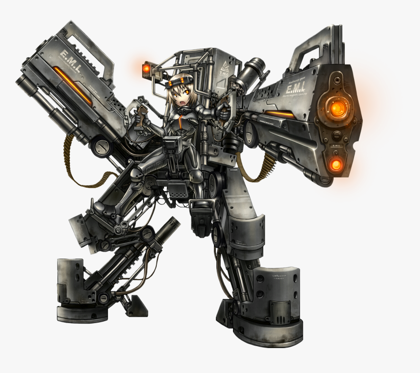 Anime Mecha Concept Art, HD Png Download