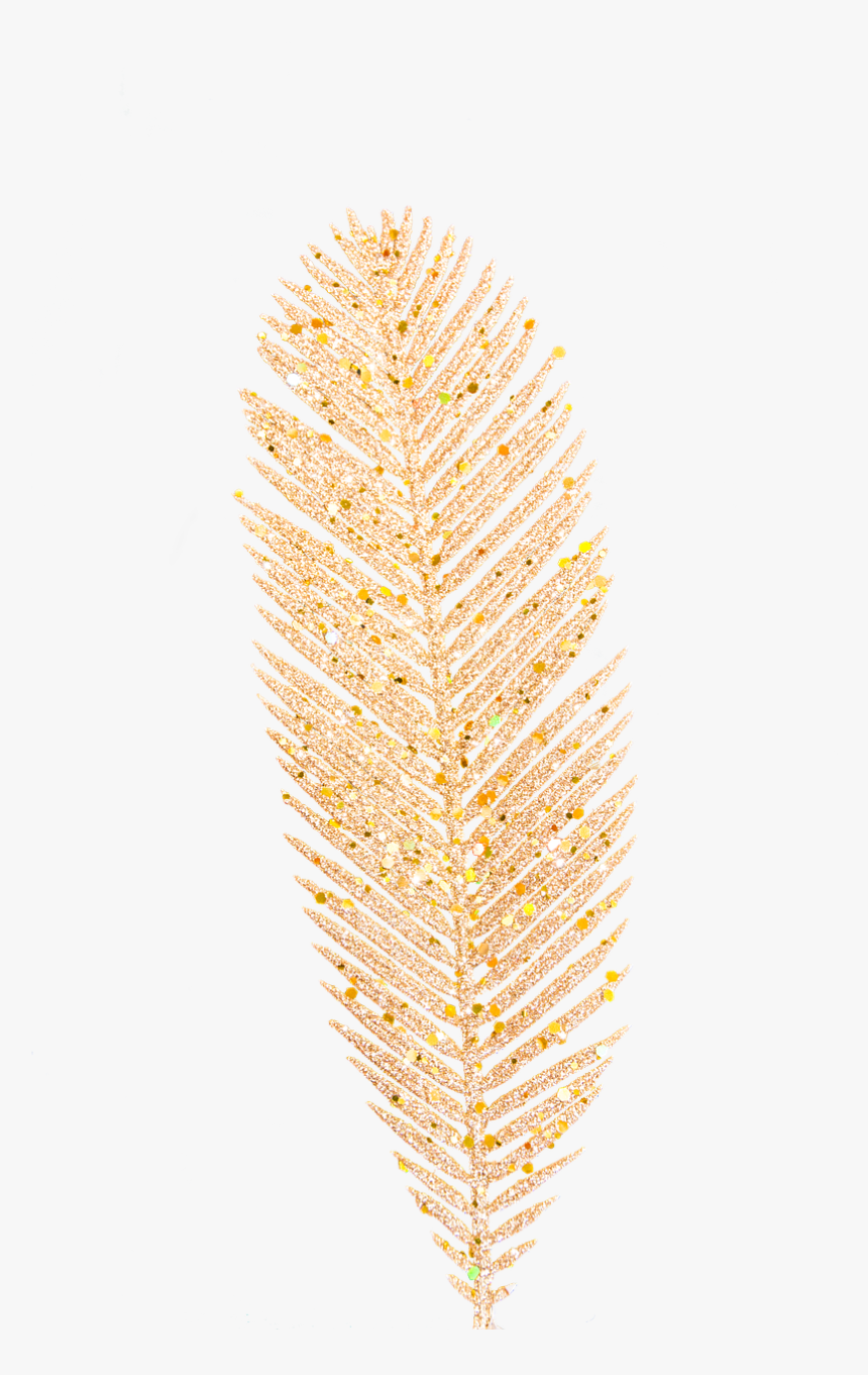 Gold Christmas Leaf Png, Transparent Png