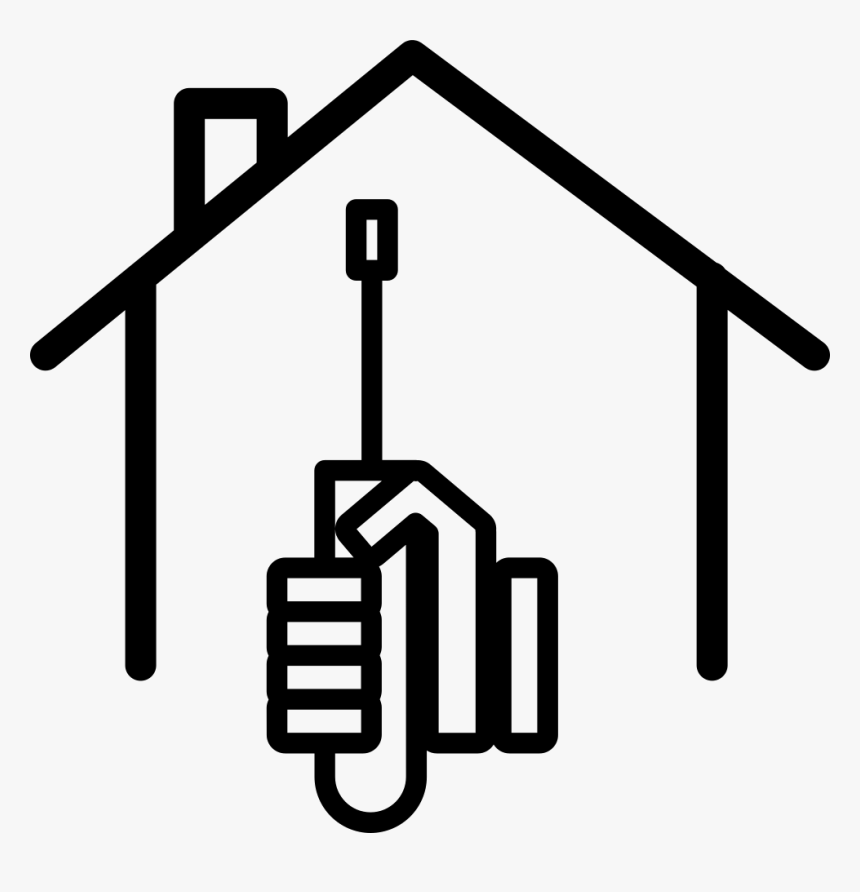 House Outline Png - Painting House Clip Art, Transparent Png