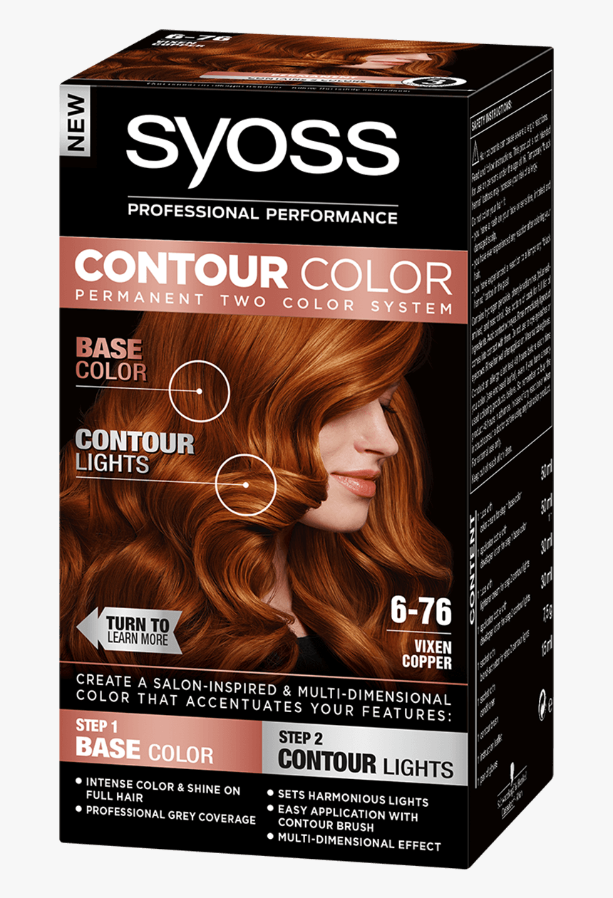 Syoss Com Contour Color 6 76 Vixen Copper Blond - Syoss Contour Color, HD Png Download