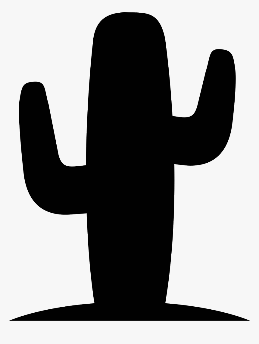 This Western - Cactus Design Flower Pot, HD Png Download