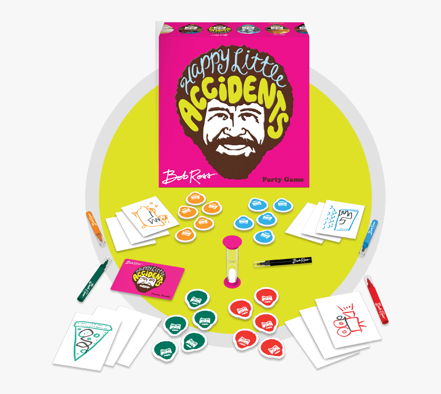 Bob Ross Happy Little Accidents Game, HD Png Download