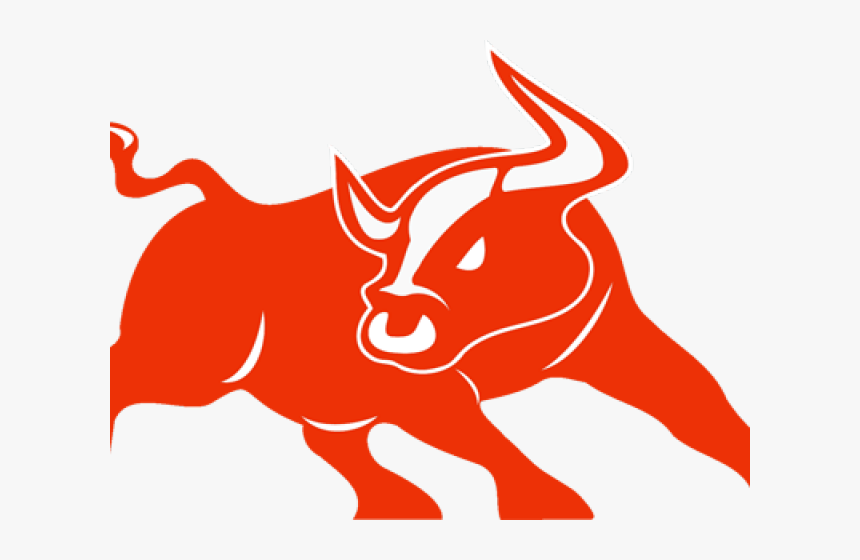 Bull Wall Street Clip Art - Wall Street Bull Logo, HD Png Download