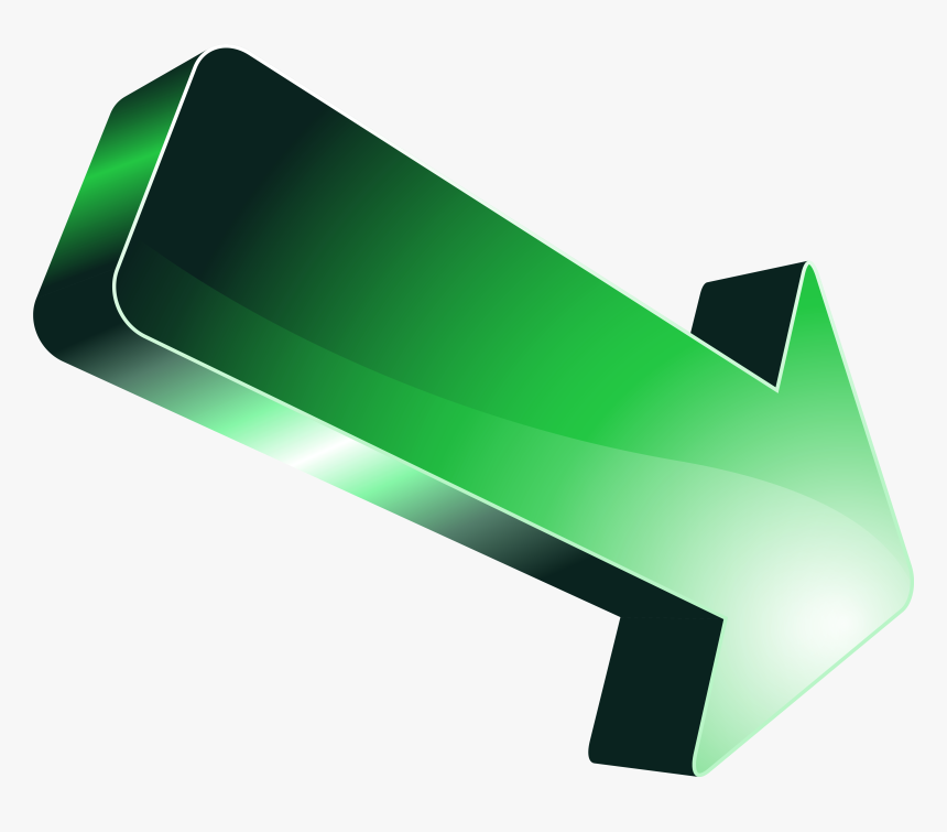 Green Arrows Png, Transparent Png