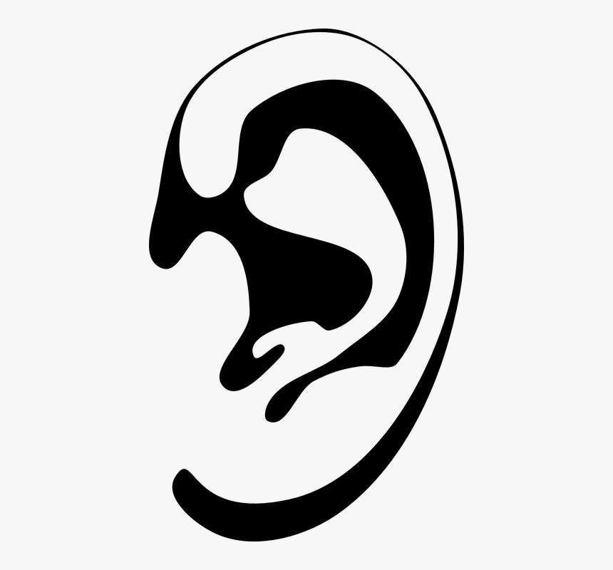 Ears Silhouette, HD Png Download