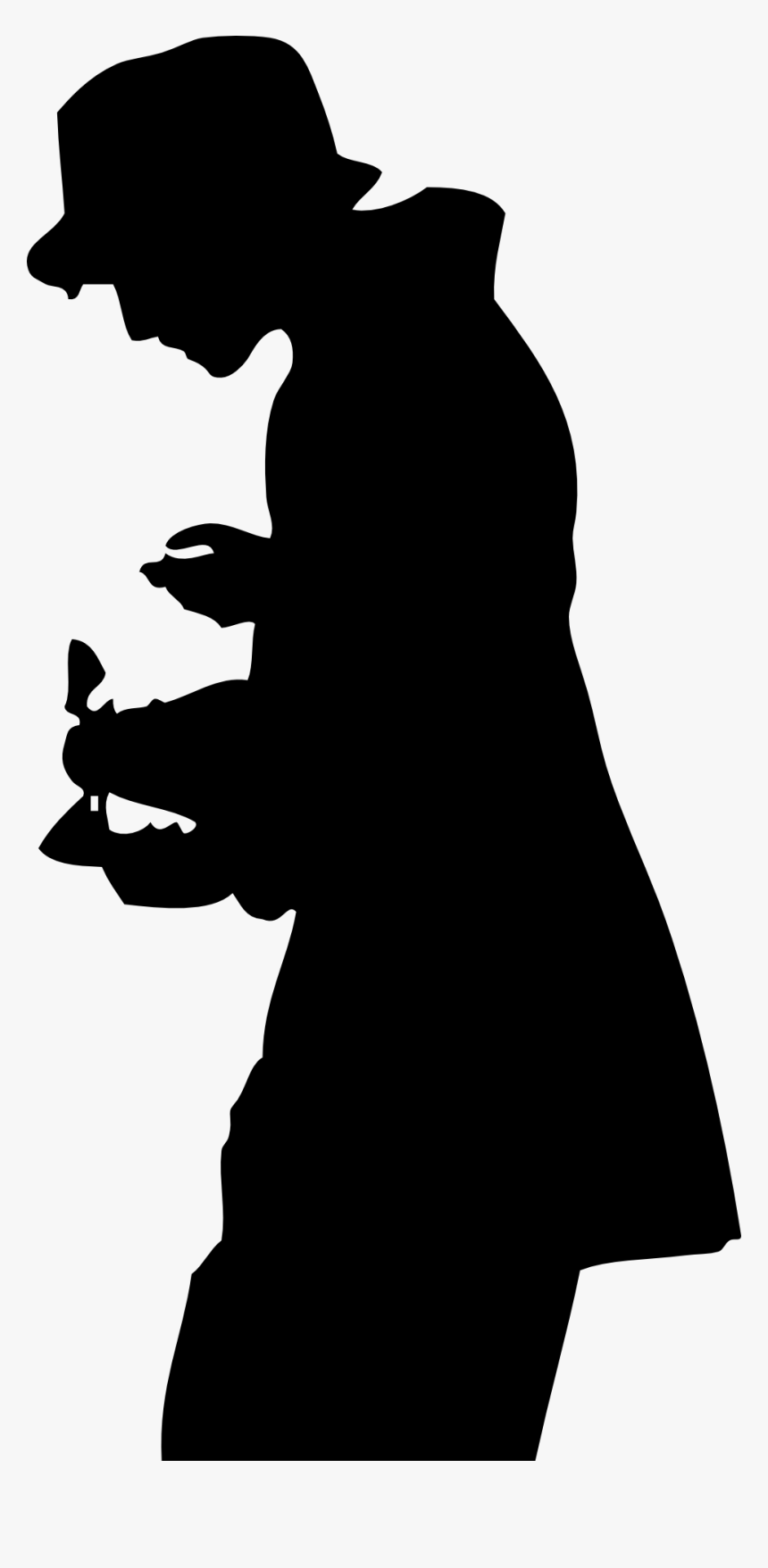 Silhouette Top Hat - 1920s Camera Advertisement, HD Png Download