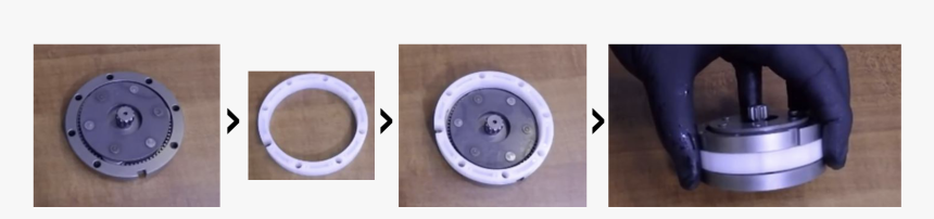 Stacking A 75mm Mld Planetary Gear With A Plastic Spacer - Circle, HD Png Download