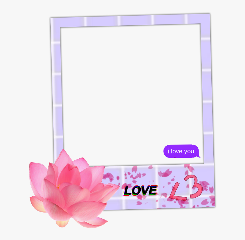 #frame #love #couple #tumblr #flower - Frame Love Png, Transparent Png