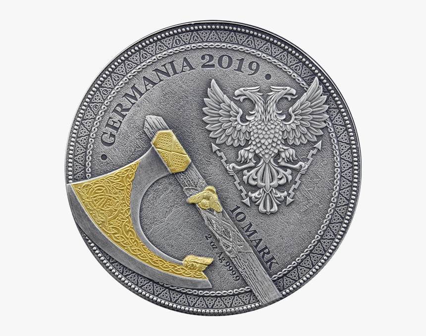 Germania 2019 Silver Coin Reverse - Silver, HD Png Download