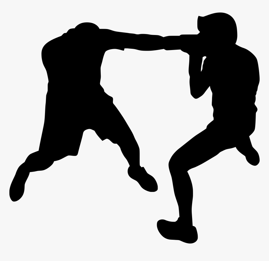 Transparent Boxing Silhouette Png, Png Download