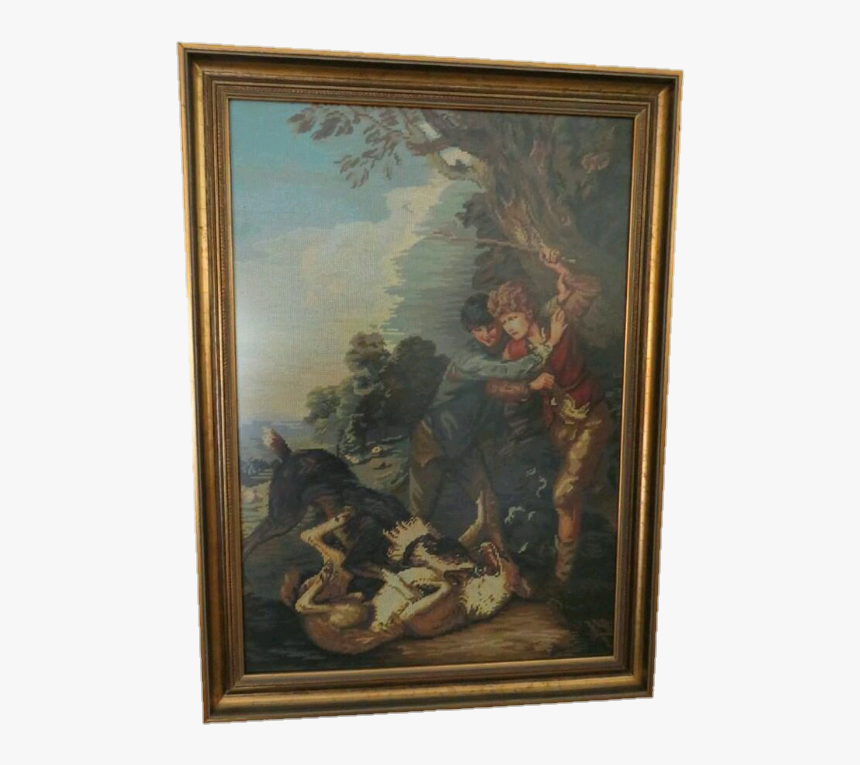 Image - Two Shepherd Boys With Dogs Fighting, HD Png Download