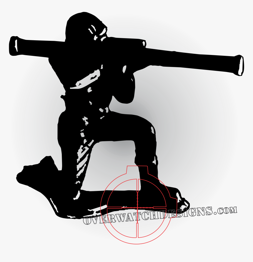 Army Man With Bazooka, HD Png Download