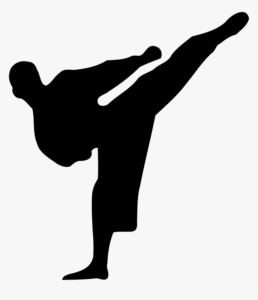 Kickboxing Kick Karate Free Picture - Martial Arts Clip Art, HD Png Download