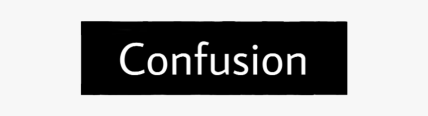 #confusion #confusione #censored #censor #censura #nero - Graphics, HD Png Download