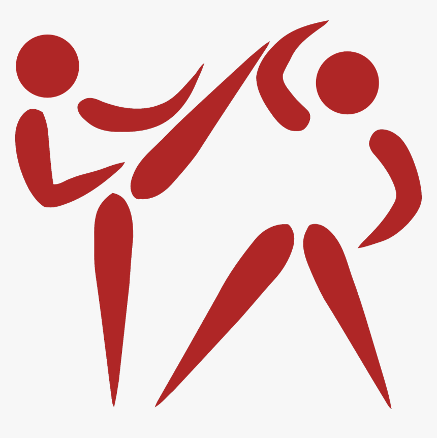 Thai Boxing, Kick, Martial Arts, Karate, Silhouette - Olympic Martial Arts, HD Png Download