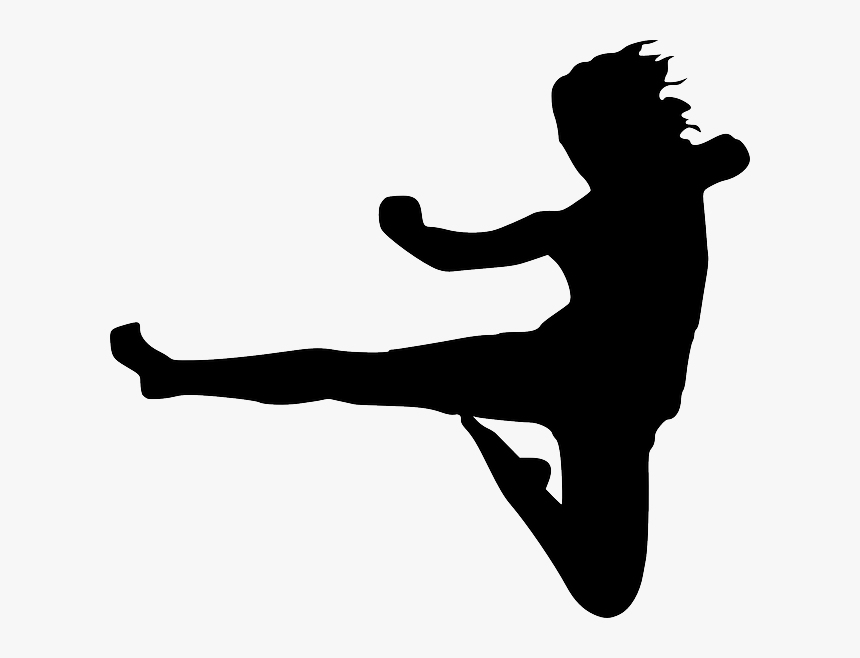 Kickboxing, Karate, Fight, Girl, Kick, Sport, Woman - Karate Kick Clipart, HD Png Download