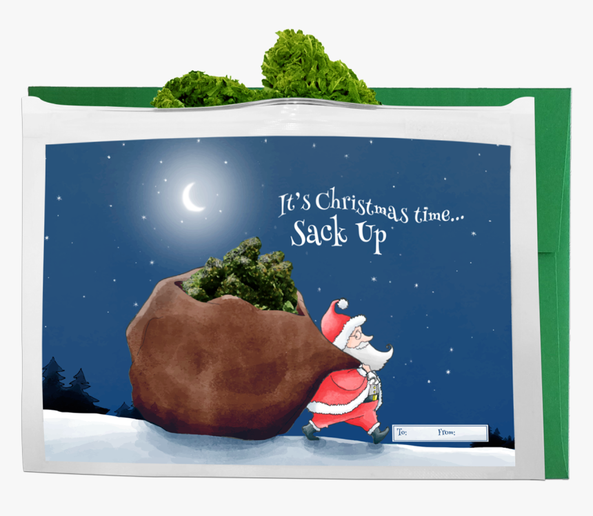 Christmas Marijuana Greetings, HD Png Download