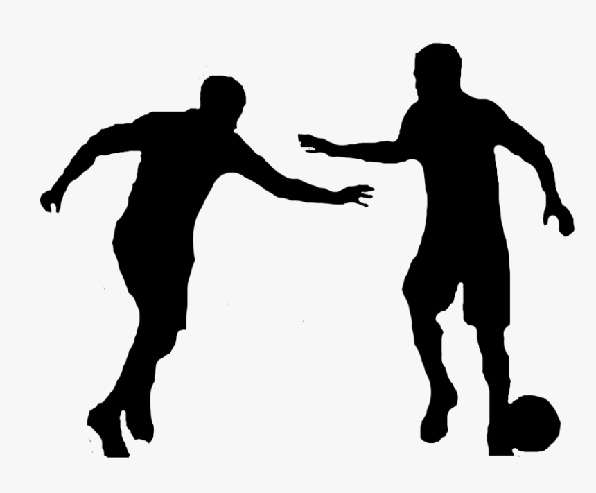 Football Silhouette - Silhouette, HD Png Download
