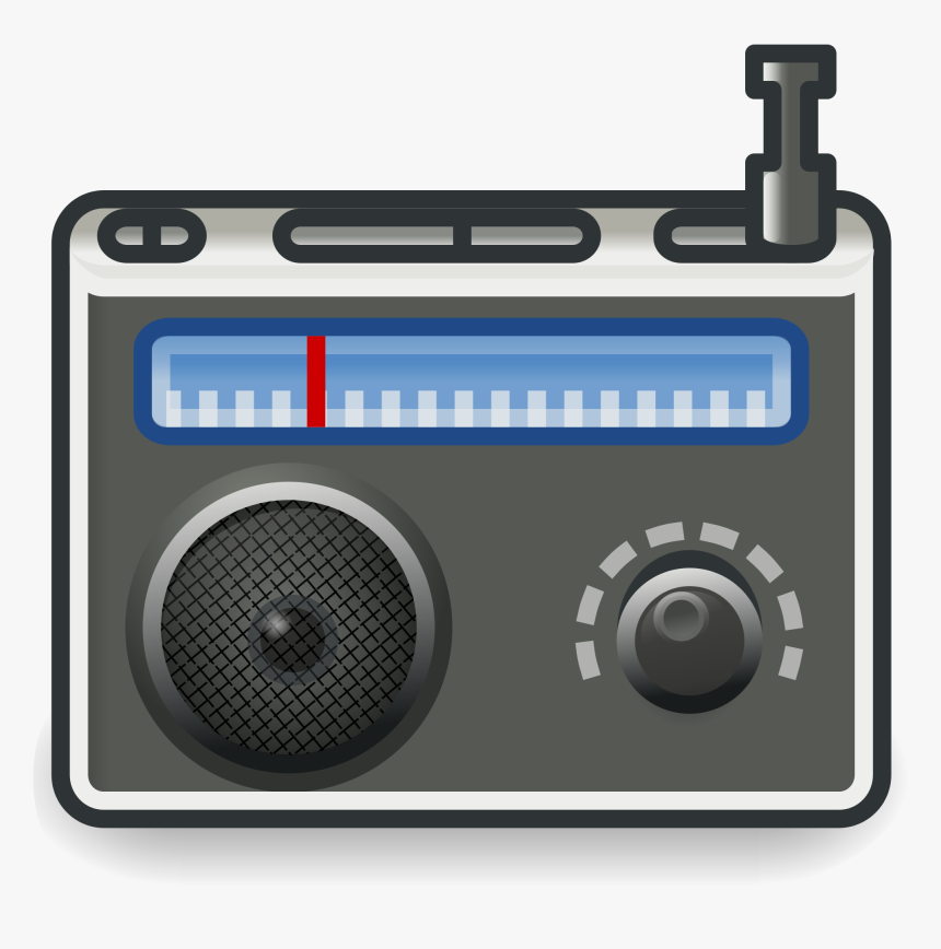 File Svg Wikimedia Commons - Imagen De Una Radio, HD Png Download