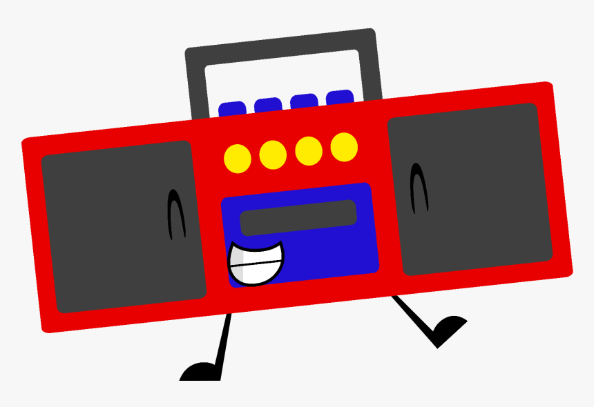 Vector Black And White Stock Boombox Clipart Radio - Object Oppose Contestants, HD Png Download