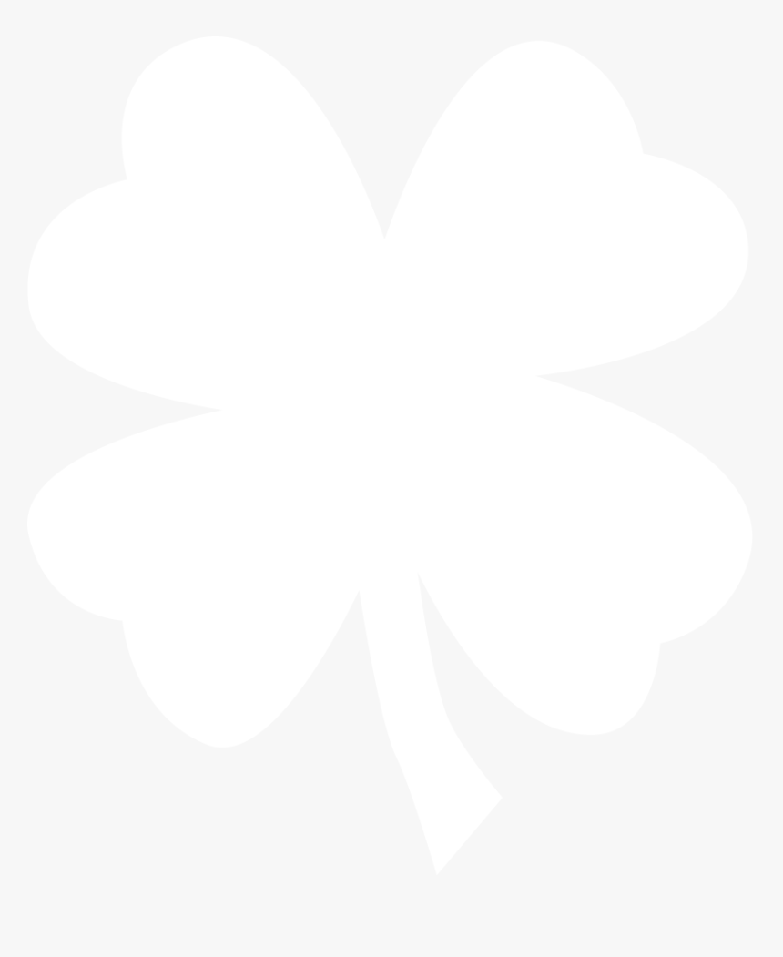 White Four Leaf Clover Png Download - Four Leaf Clover Png White, Transparent Png
