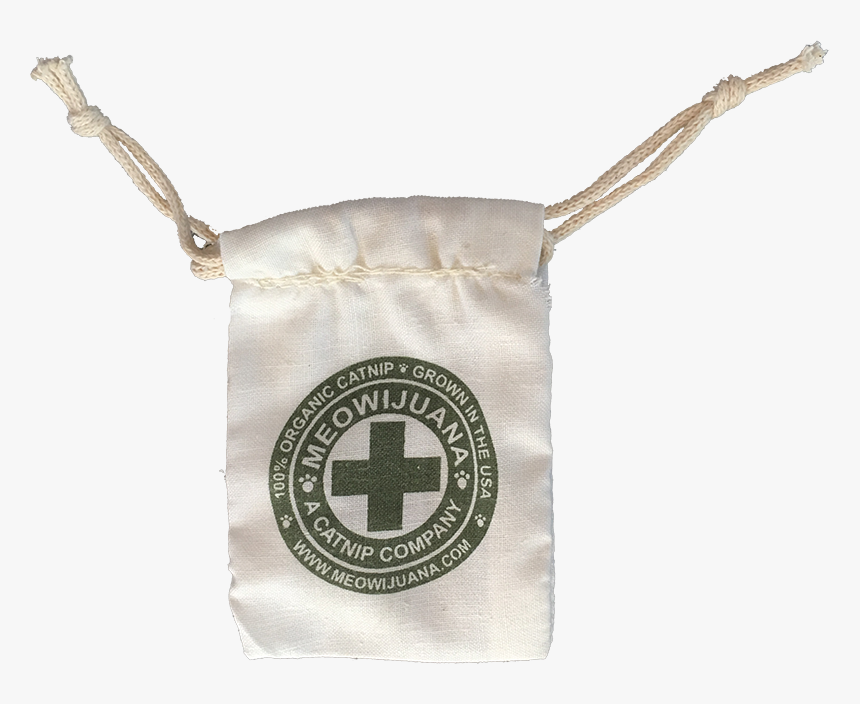 Meowijuana Catnip Muslin Bag - Tote Bag, HD Png Download