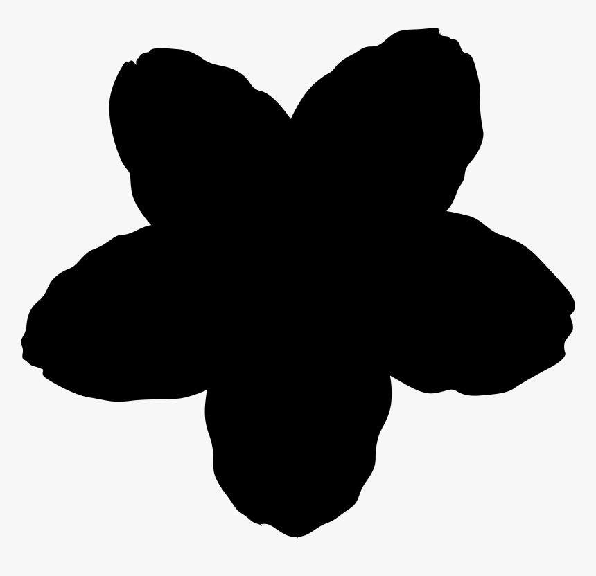 Four-leaf Clover Black Wool Tovning White - Illustration, HD Png Download