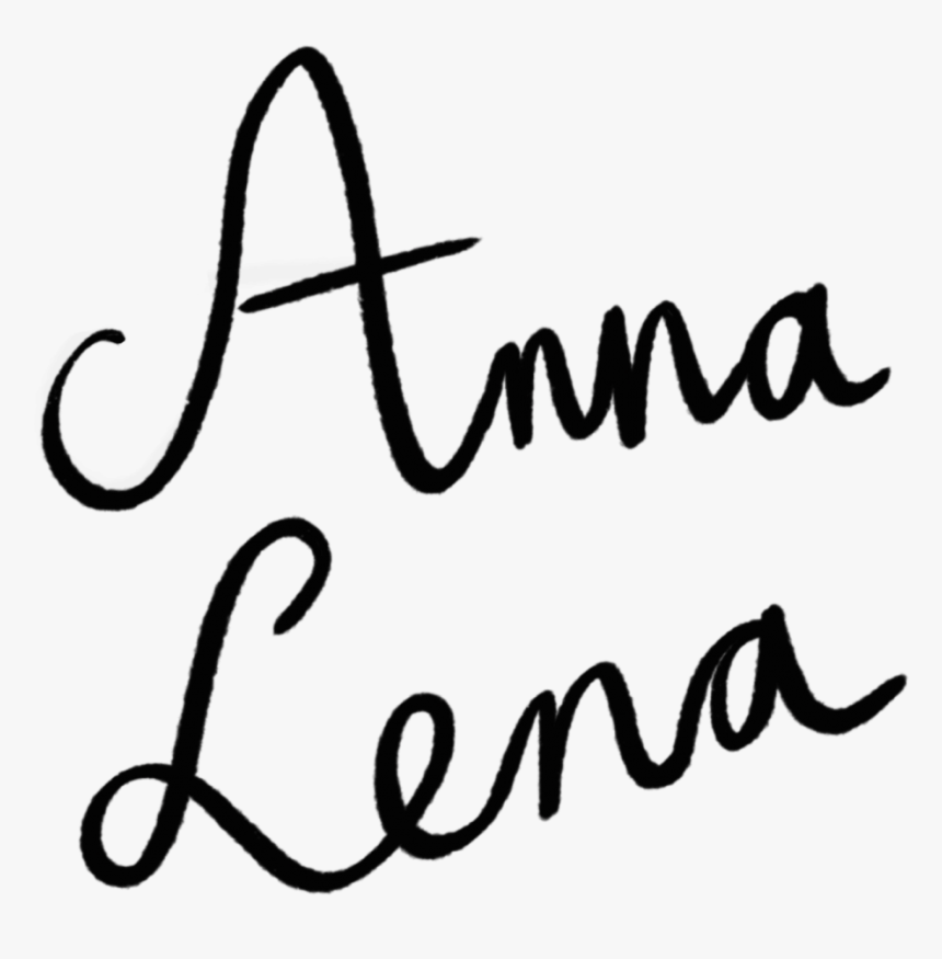 Anna Lena Illustrations - Calligraphy, HD Png Download