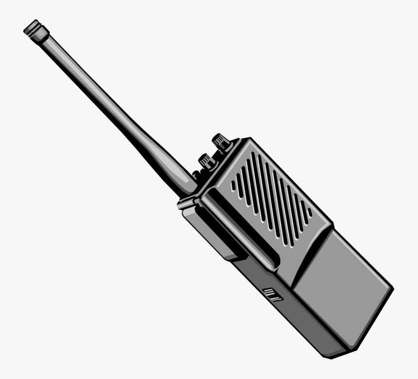Radio Vector Png - Walkie Talkie Clip Art, Transparent Png