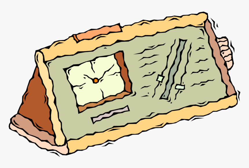 Vector Illustration Of Clock Radio Awakens By Radio, HD Png Download