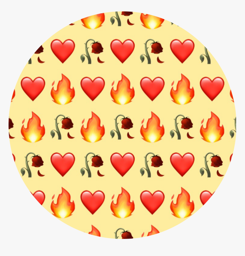 🔥

#emojis #freetoedit #emoji #red #yellow #heart, HD Png Download