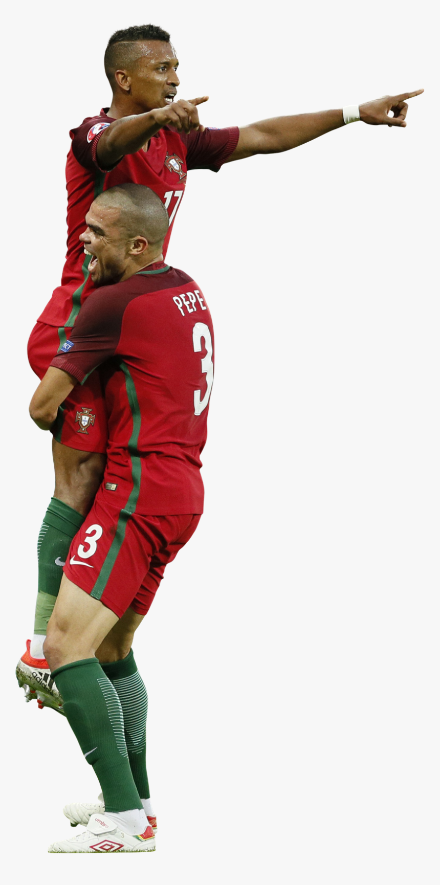 Luis Nani & Pepe render, HD Png Download