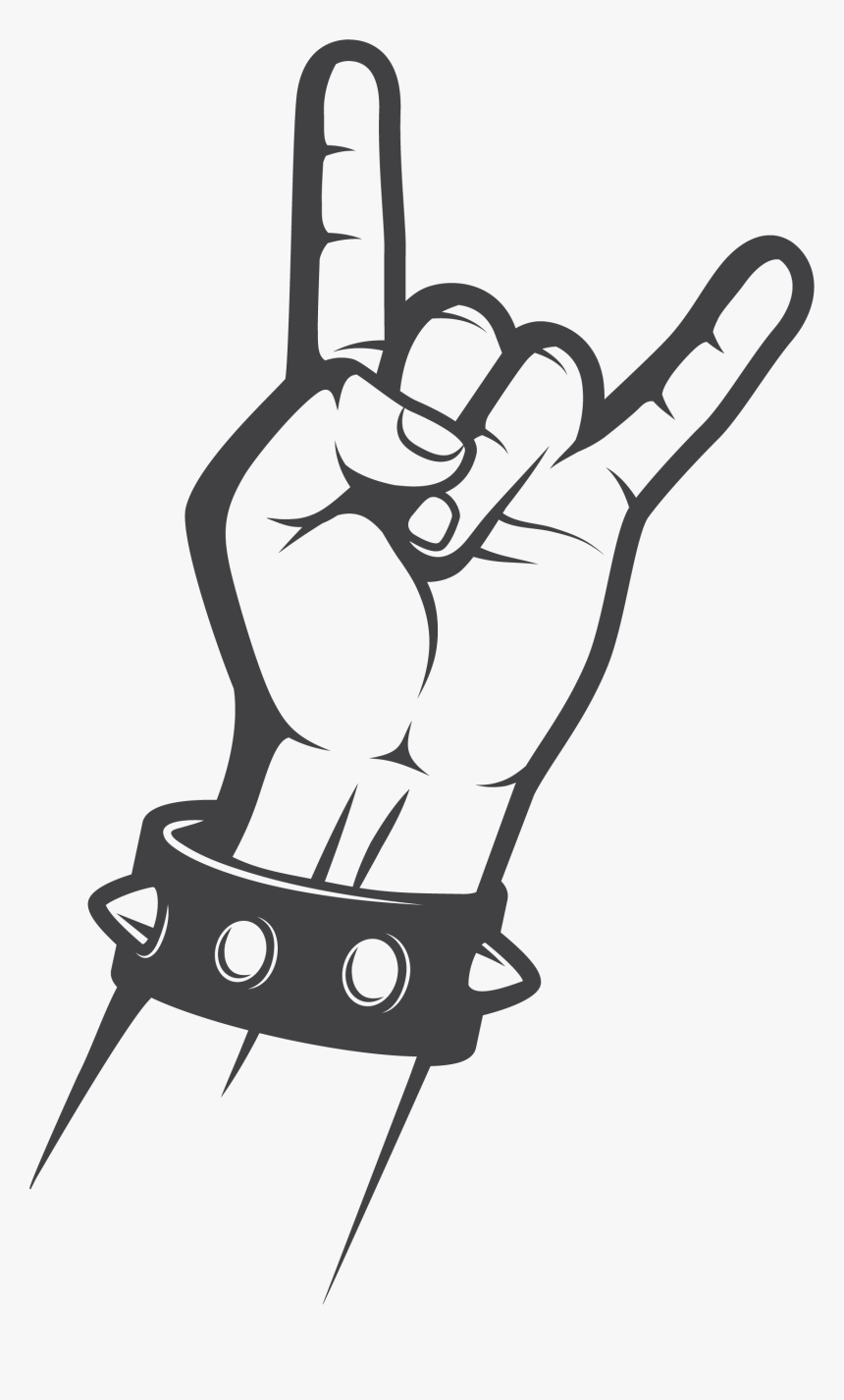 Sign Of The Horns Rock Music Gesture Hand, HD Png Download