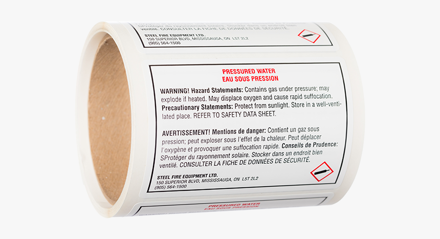 Storage Pressure Label Pressure Water Blank Label, Sds Format, HD Png Download , Transparent ...