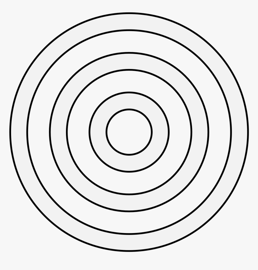 Concentric Circles Transparent Background Clipart ,, HD Png Download