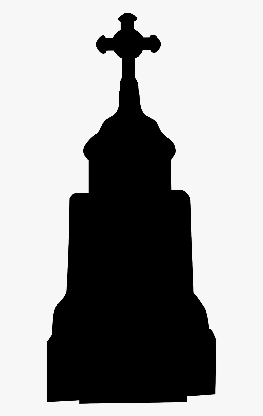 Graveyard Silhouette Png, Transparent Png